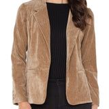 Fitted Blazer - Khaki Outerwear Liverpool