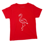 Flamingo S/S Shirt - Peony Pink Girls Tops + Tees Mustard & Ketchup