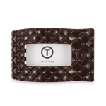 Flat Rectangle Hair Clip - Large - Truly Taupe Quilted Hair Accessories Teleties