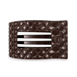 Flat Rectangle Hair Clip - Large - Truly Taupe Quilted Hair Accessories Teleties