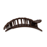 Flat Round Hair Clip - Large - Truly Taupe Quilted Hair Accessories Teleties