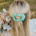 Flat Round Hair Clip - Medium - Spring Splash Misc Accessories TELETIES
