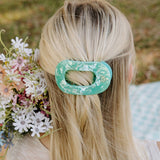 Flat Round Hair Clip - Medium - Spring Splash Misc Accessories TELETIES