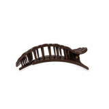 Flat Round Hair Clip - Medium - Truly Taupe Quilted Hair Accessories Teleties