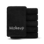 Fleece Makeup Removal Towel - Black Self-Care Arkwright Home