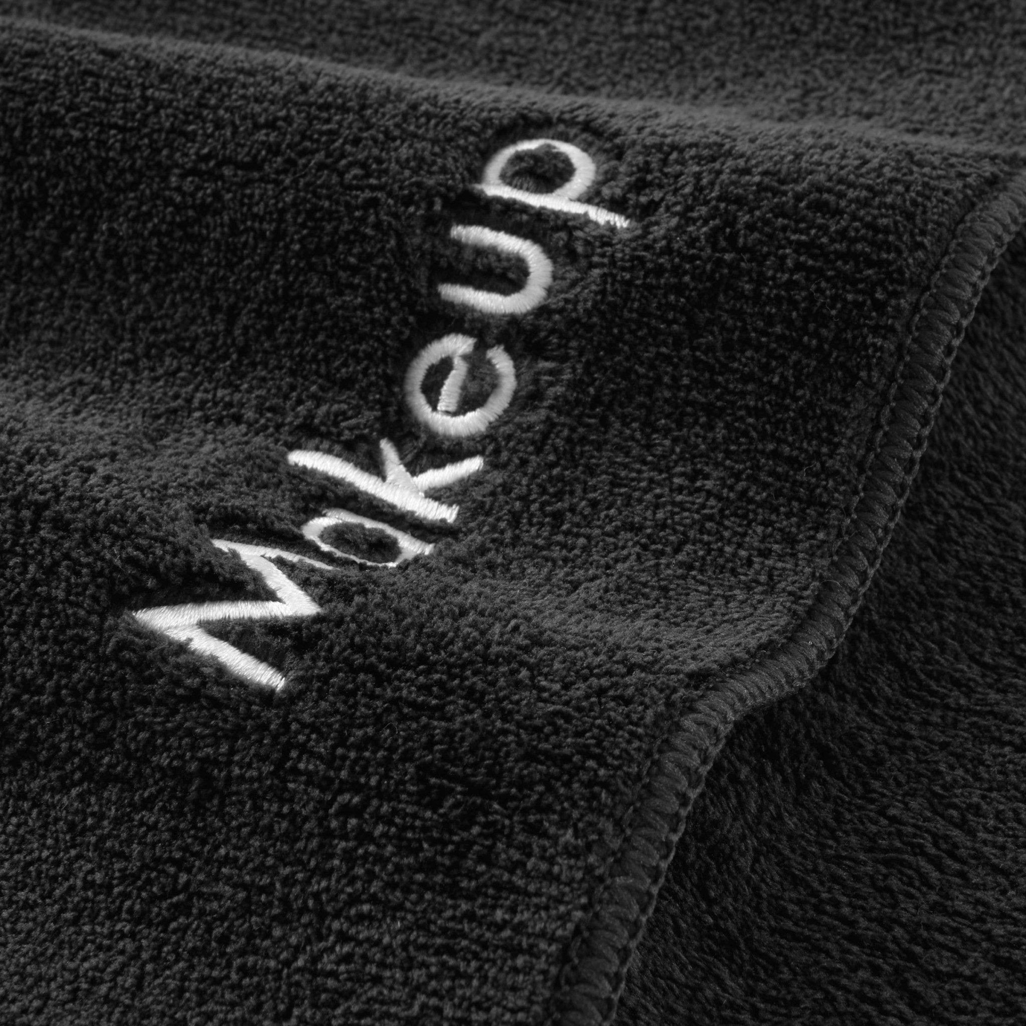 Fleece Makeup Removal Towel - Black Self-Care Arkwright Home