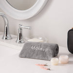 Fleece Makeup Removal Towel - Gray Self-Care Arkwright Home