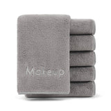 Fleece Makeup Removal Towel - Gray Self-Care Arkwright Home