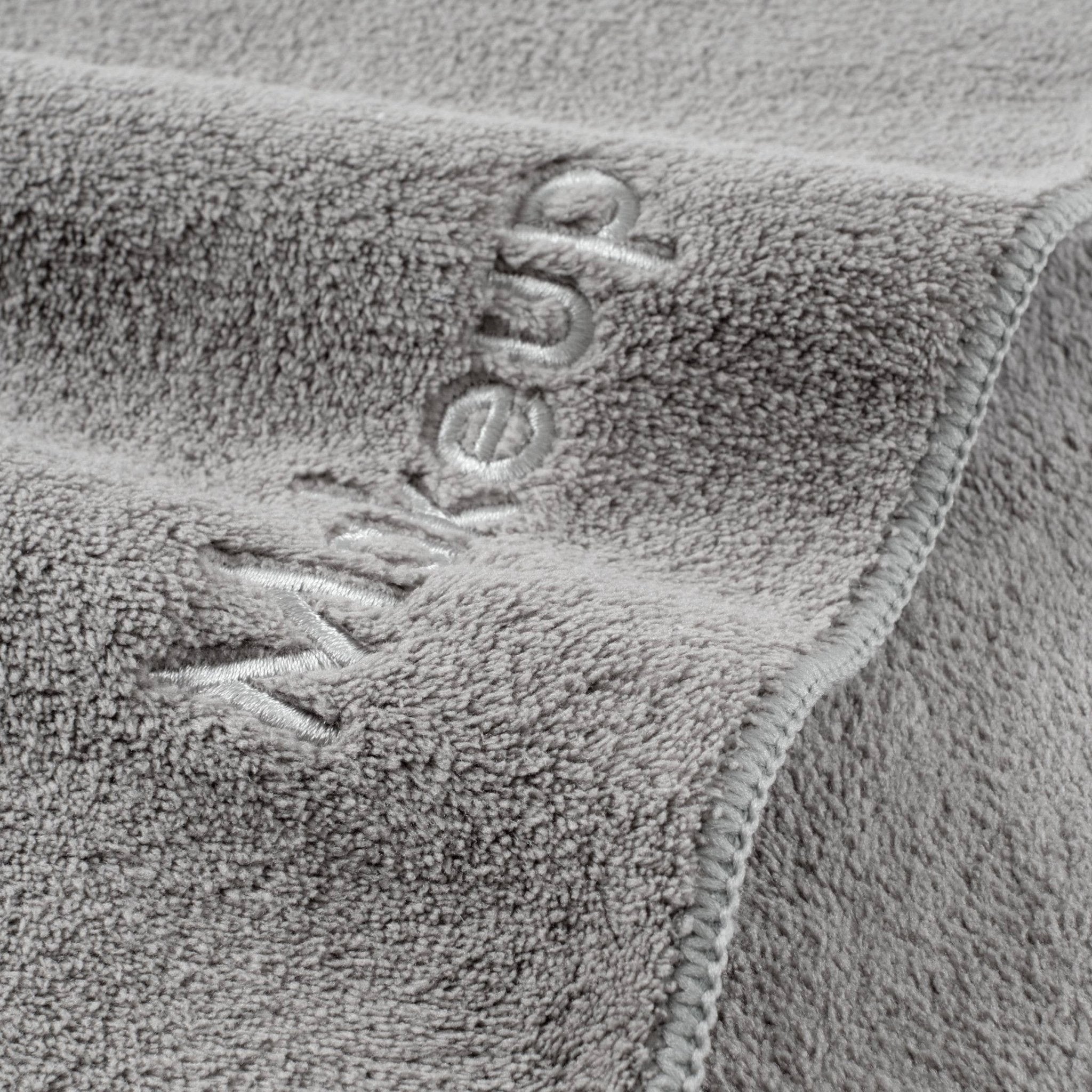 Fleece Makeup Removal Towel - Gray Self-Care Arkwright Home