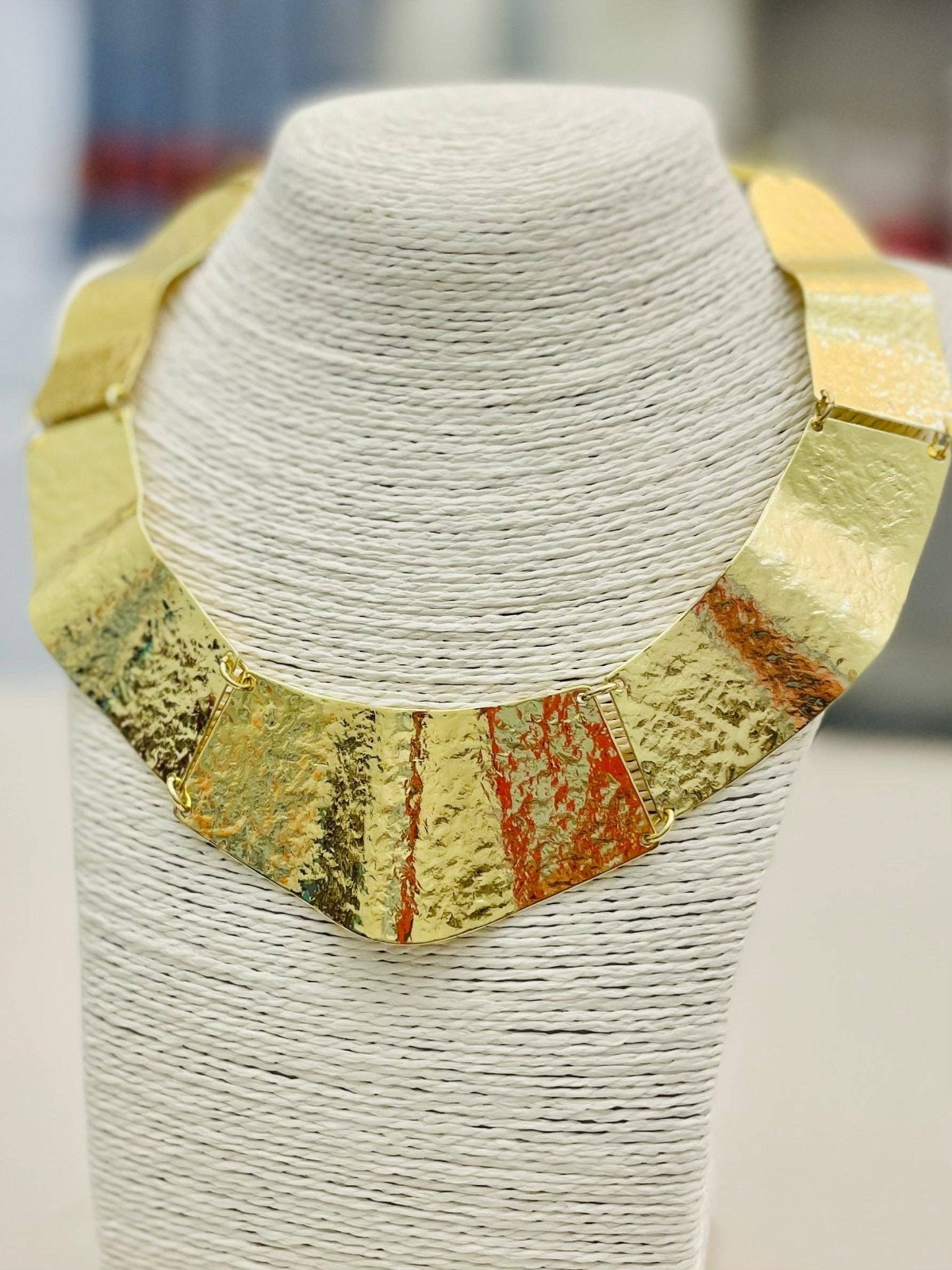 Floating Collar Necklace - Gold Necklaces TWO FORTY TWO