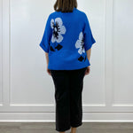 Flora Mock Neck Sweater - Royal Sweaters Jodifl