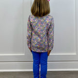 Floral 1/4 Zip Pullover Set Girls Sets Trotter Street Kids