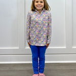 Floral 1/4 Zip Pullover Set Girls Sets Trotter Street Kids
