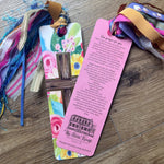 Floral Cross Tassel Bible Bookmark Books Rachel Brooks Design, LLC