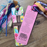 Floral Cross Tassel Bible Bookmark Books Rachel Brooks Design, LLC
