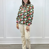 Floral Reverie Top - Black Tops Jodifl