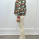 Floral Reverie Top - Black Tops Jodifl