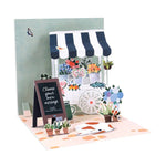 Flower Cart Greeting Card Paper Goods Up With Paper