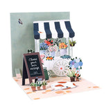 Flower Cart Greeting Card Paper Goods Up With Paper
