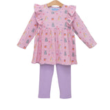 Fluffy Friends Pant Set Girls Sets Trotter Street Kids