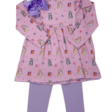 Fluffy Friends Pant Set Girls Sets Trotter Street Kids