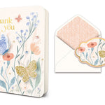 Fluttering Blooms Gratitude Deluxe Greeting Card Paper Goods Studio Oh!