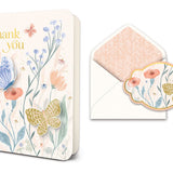 Fluttering Blooms Gratitude Deluxe Greeting Card Paper Goods Studio Oh!