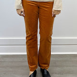 Fly Front 5 Pocket Corduroy Pant - Bran Pants Tribal