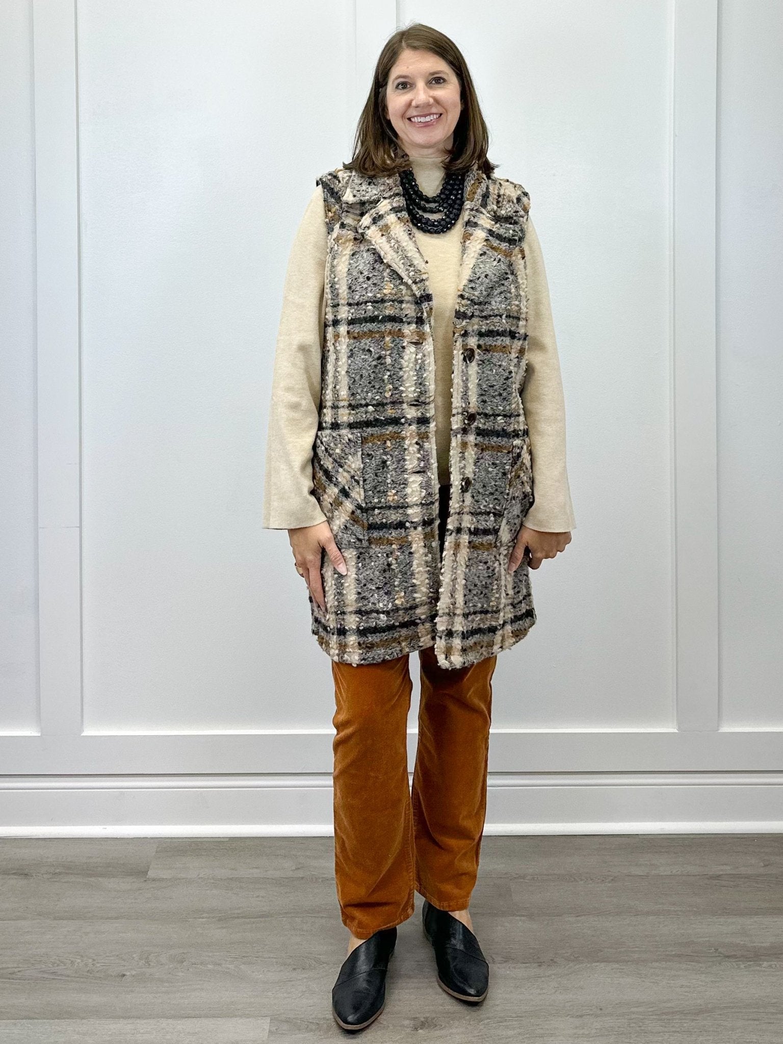 Fly Front 5 Pocket Corduroy Pant - Bran Pants Tribal