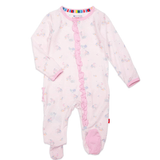 Forget Me Not Modal Magnetic Footie Baby Sleepwear Magnetic Me