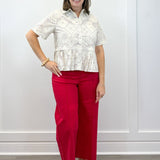 Freedom Flair Peplum Top Tops Entro