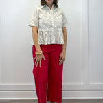 Freedom Flair Peplum Top Tops Entro
