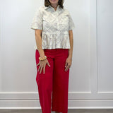 Freedom Flair Peplum Top Tops Entro