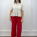 Freedom Flair Peplum Top Tops Entro