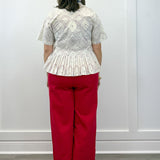 Freedom Flair Peplum Top Tops Entro