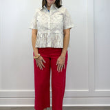 Freedom Flair Peplum Top Tops Entro