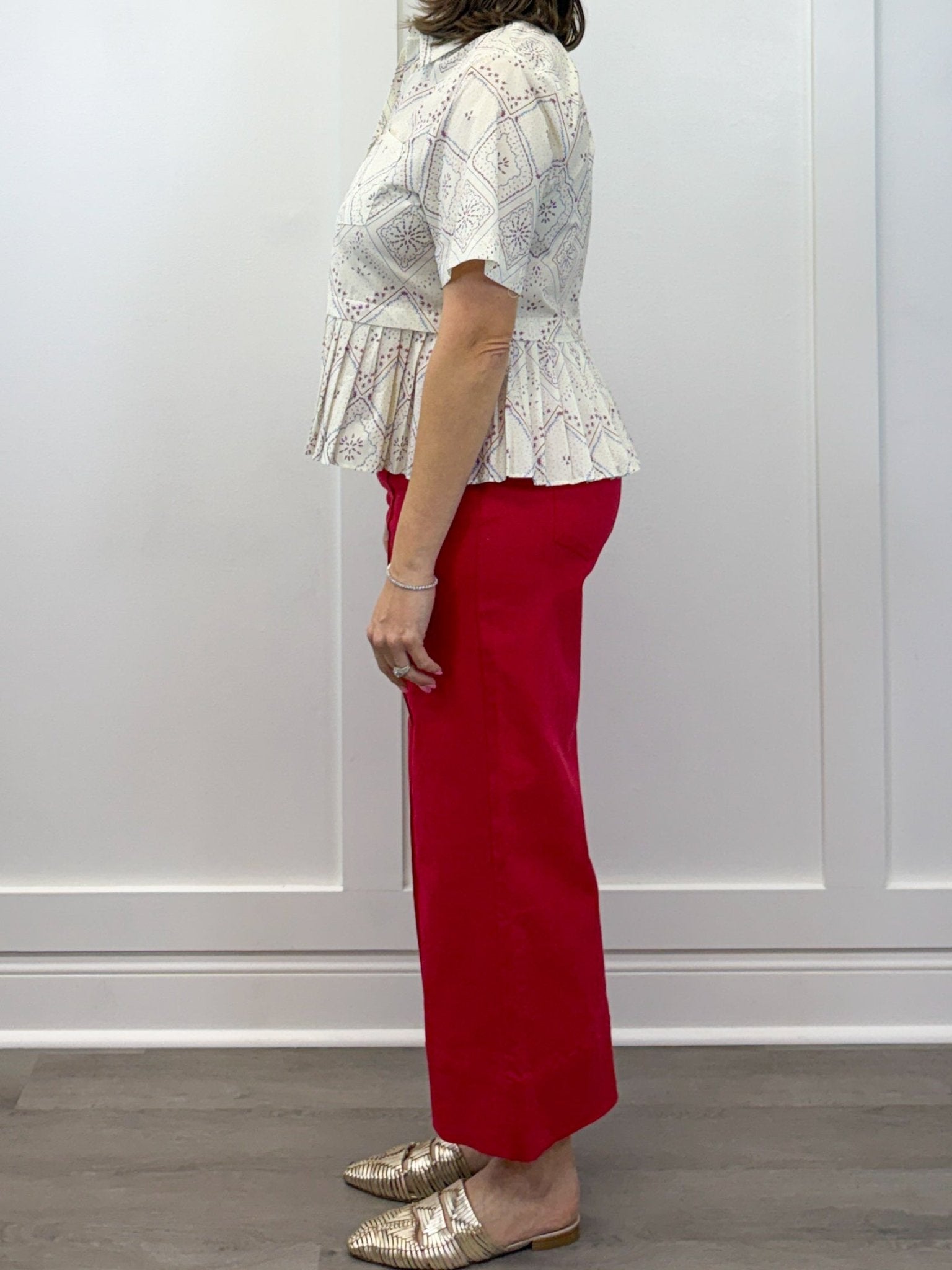 Freedom Flair Peplum Top Tops Entro