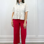 Freedom Flair Peplum Top Tops Entro
