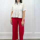 Freedom Flair Peplum Top Tops Entro
