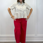 Freedom Flair Peplum Top Tops Entro