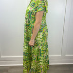 Frenchi Maxi - Summer Green Long Dresses Briton Court