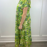 Frenchi Maxi - Summer Green Long Dresses Briton Court