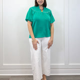 Fresh Tide Yoke Top - Sea Green Tops Umgee