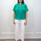 Fresh Tide Yoke Top - Sea Green Tops Umgee