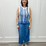 Full Length Denim Skirt - Coastline Skirts Tribal
