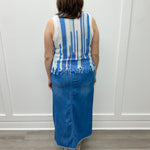 Full Length Denim Skirt - Coastline Skirts Tribal