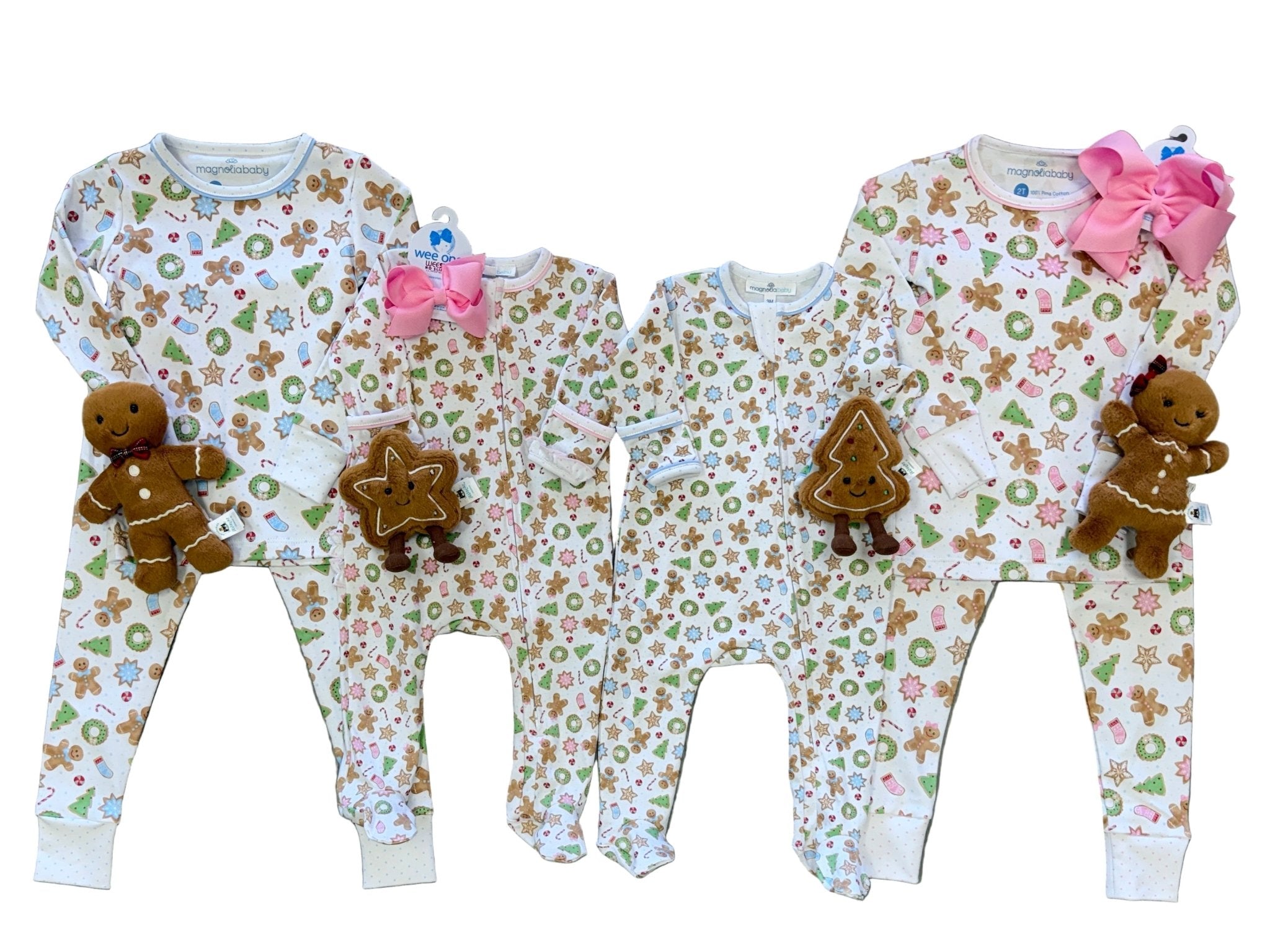 Frosted Wonderland Toddler L/S Pajamas - Pink - Sugar Babies Children's Boutique/Meg's Shoppe