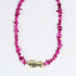Fuchsia Ocean Necklace Necklaces Treasure Jewels Inc.