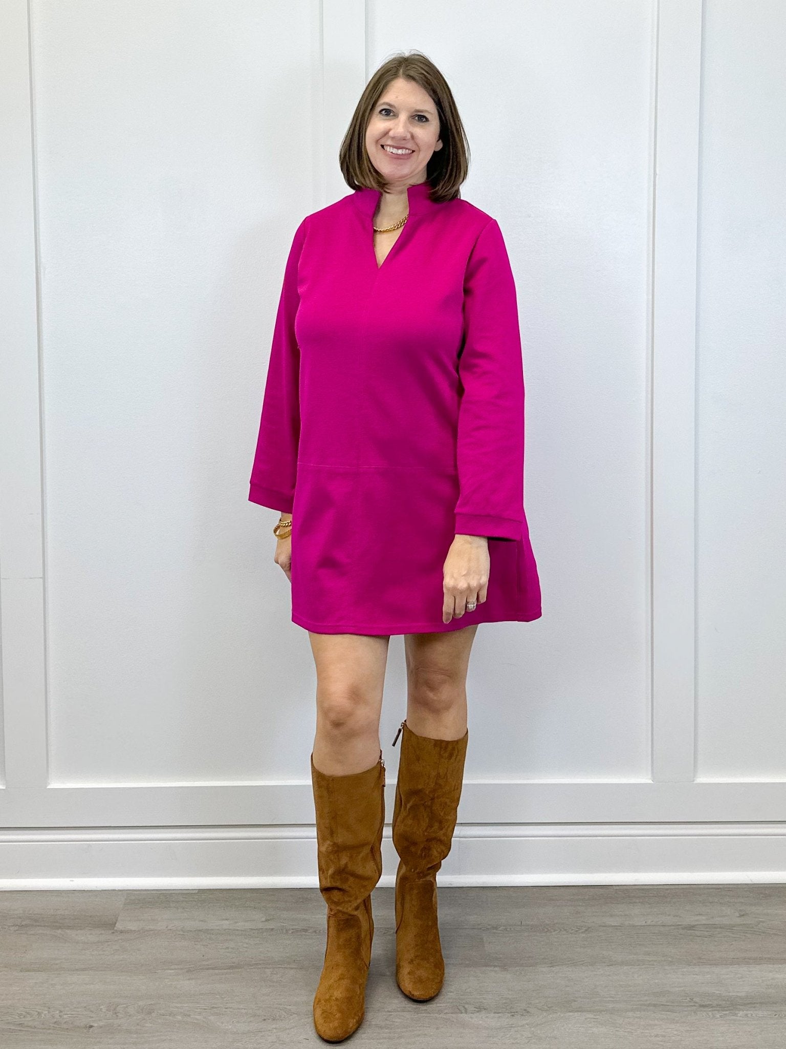 Fucshia Grace Dress Short Dresses Jodifl