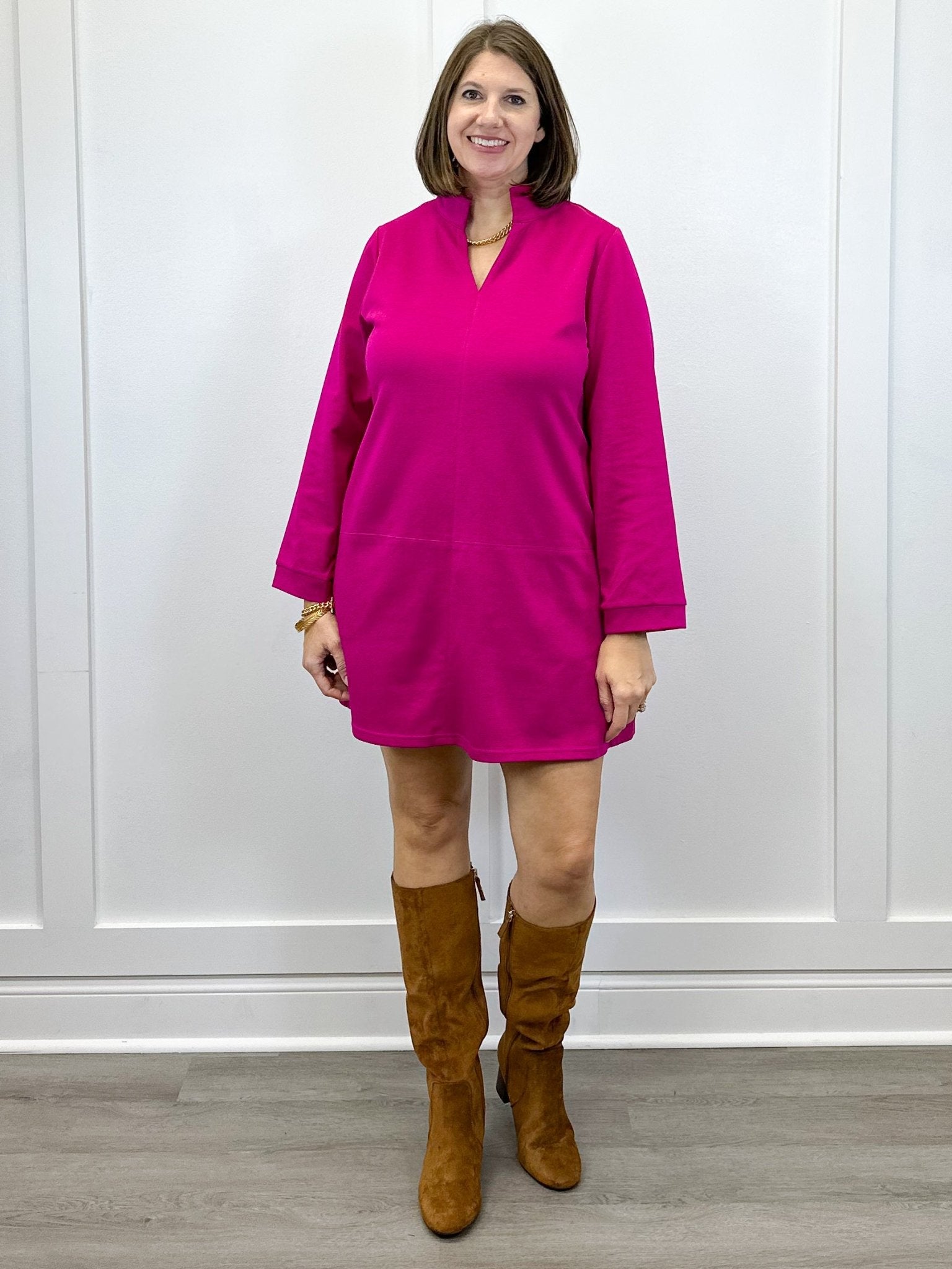 Fucshia Grace Dress Short Dresses Jodifl